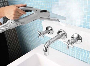 Steam Clean Sink and Faucet