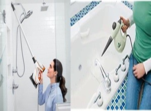 Steam Cleaning Shower and Bathtub