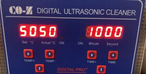 Temperature Setting of Ultrasonic Machine