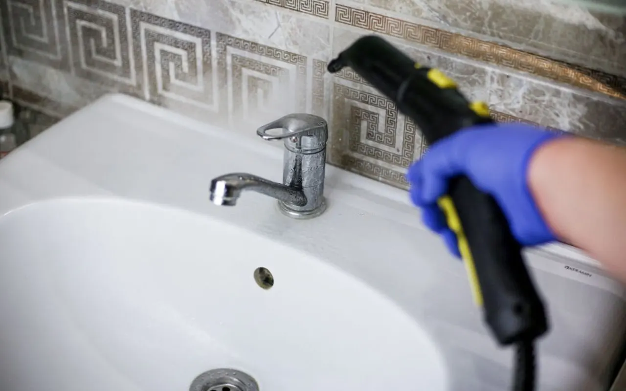 How to use a steam cleaner in the bathroom